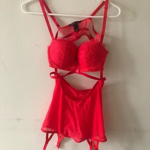 Victoria Secret Santa Baby bodysuit